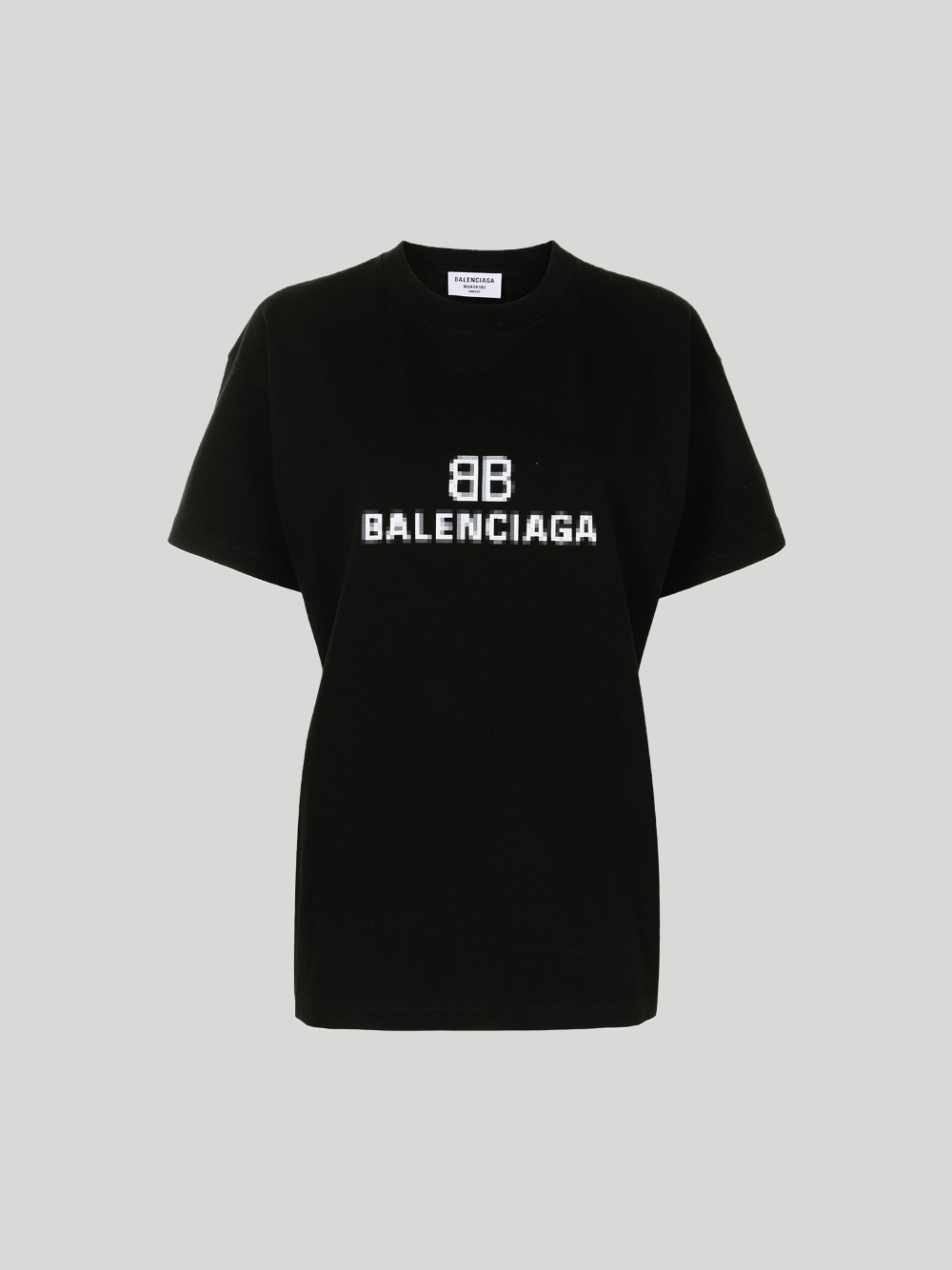 BALENCIAGA BB PIXEL LOGO T-SHIRT LARGE FIT